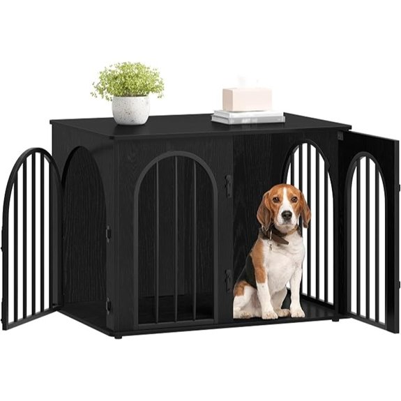 Hzuaneri 31.5'' Dog Crate Furniture,Dog Kennel Indoor for Small/Medium Dogs