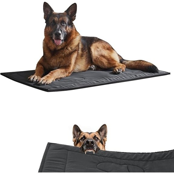 Chew Proof Indestructible Dog Crate Pad,Medium (22x35)