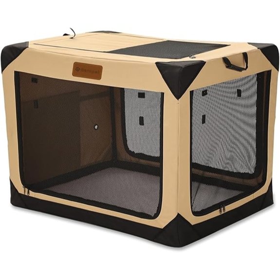 Garnpet 36 Collapsible Soft Dog Crate for Large Dogs