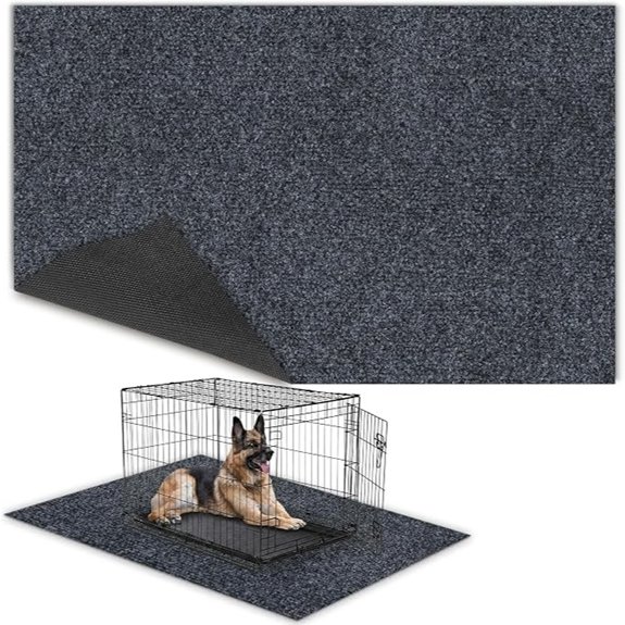 TRINKA Dog Crate Mat Liner 50 X 32 Large Under Dog Kennel Mat