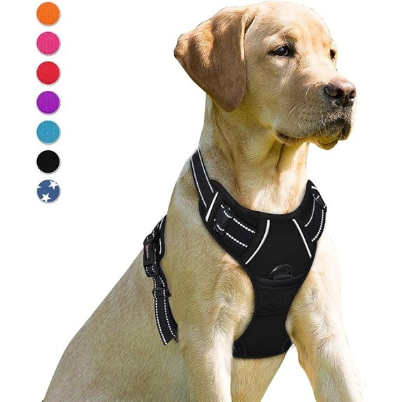 BARKBAY Dog Harness No Pull for Large Dogs Front Back Clips,Dog Vest