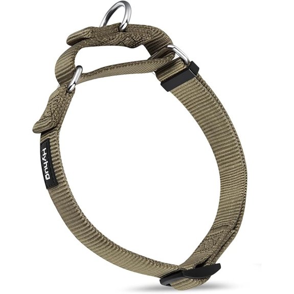Hyhug Martingale Collar for Dogs Large Green Escape Proof