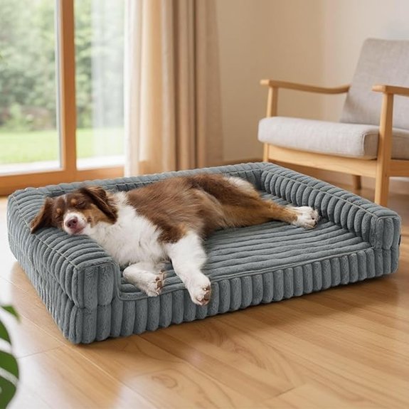 Bedsure ComfyFleece® Memory Foam Orthopedic Dog Beds Large Sized Dog 35