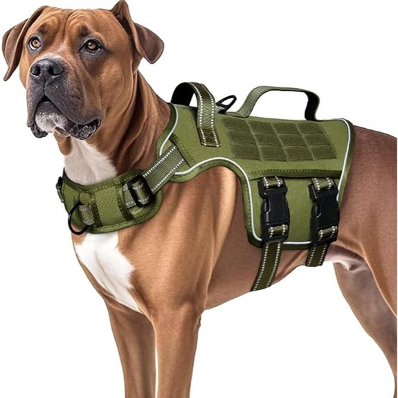Dog Harness for Large Dogs No Pull Tactical Vest with Front Clips