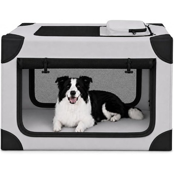 36 Inch Portable Collapsible Soft Dog Crate for Large Dogs