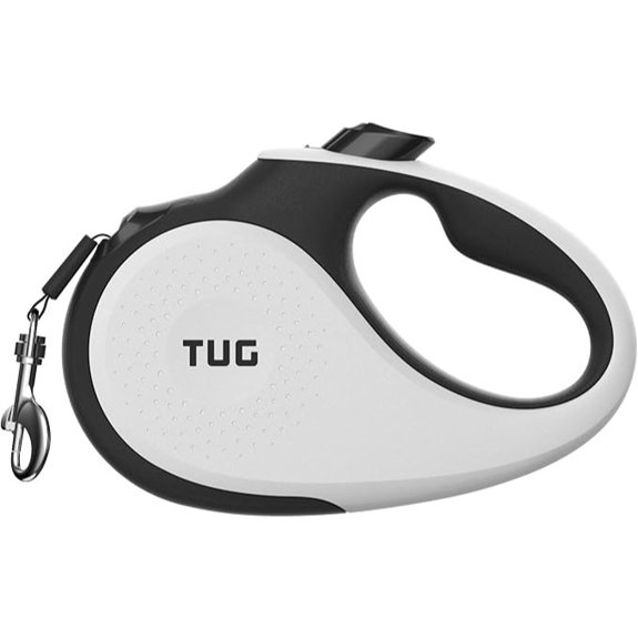 TUG Original Retractable Dog Leash 16 ft (Large White)