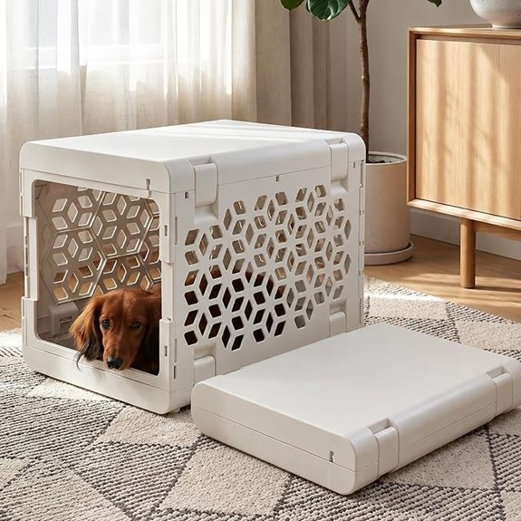 KindTail Collapsible Puppy Crate – Lightweight Portable Kennel