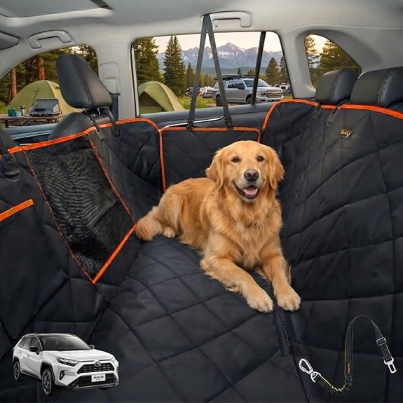 Luxury Dog Car Seat Hammock – Breathable Waterproof Scratch‑Proof