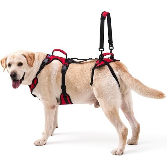 Dog Lifting Harness for Medium Dogs Red (M)