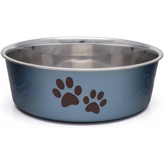 Loving Pets Bella Stainless Steel Dog & Cat Bowls (Medium)