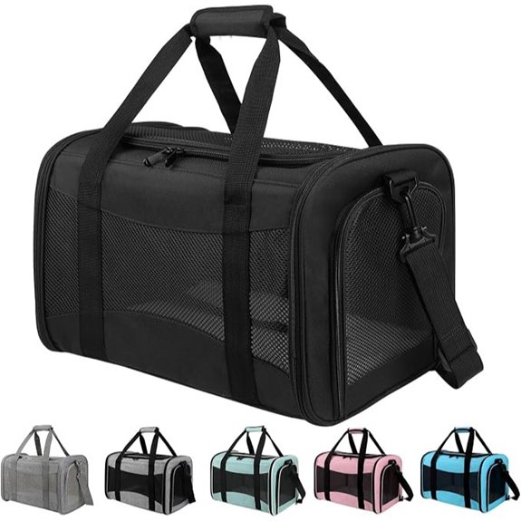 Soft-Sided Pet Carrier TSA Approved 4 Windows (Medium)
