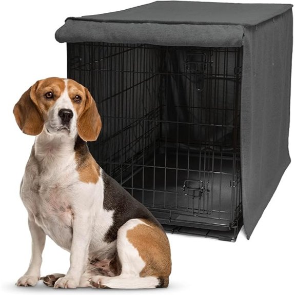 Friends Forever Metal Dog Crate Cover – 36.75 L x 23.75 W x 25 H