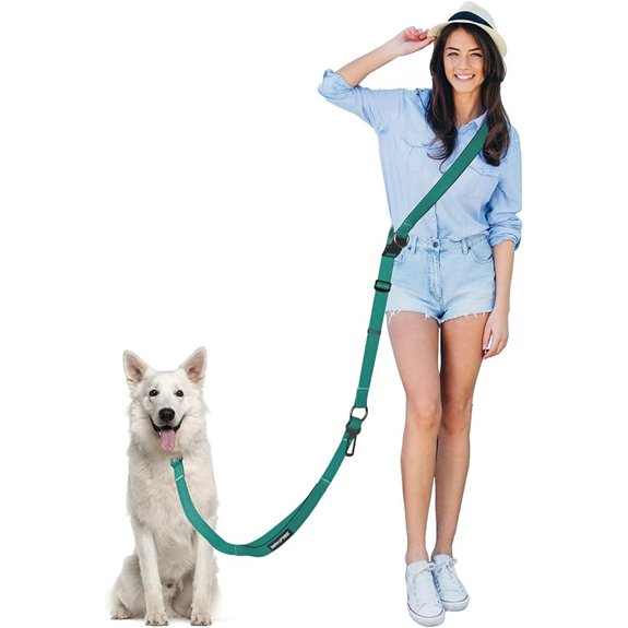 Hands Free Dog Leash Multifunctional Crossbody Dog Leash