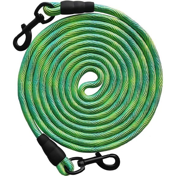 BTINESFUL 8/12/20/30/50/75ft Dog Tie-Out Long Tether Rope Dog Lead for Yard