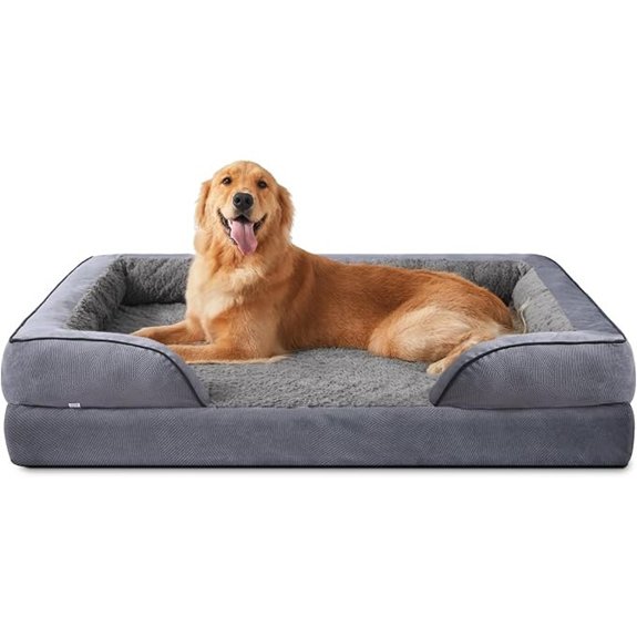 INVENHO Orthopedic XL Dog Bed with Egg‑crate Foam