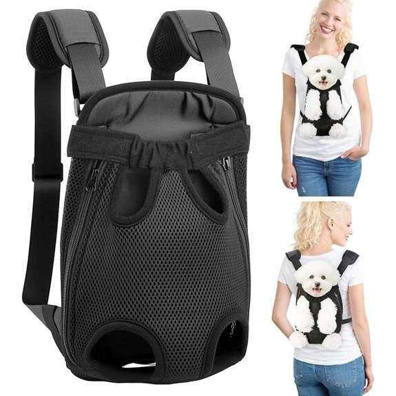 Mosago Dog Backpack Carrier Purse with Thick Padded Bottom Support 4–7 lbs