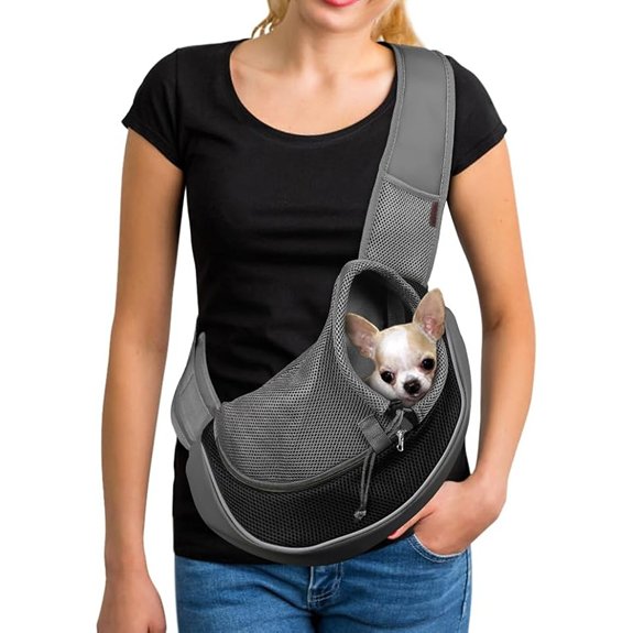 YUDODO Pet Sling Carrier for Small Dogs Cats Puppy Crossbody Bag Carrier
