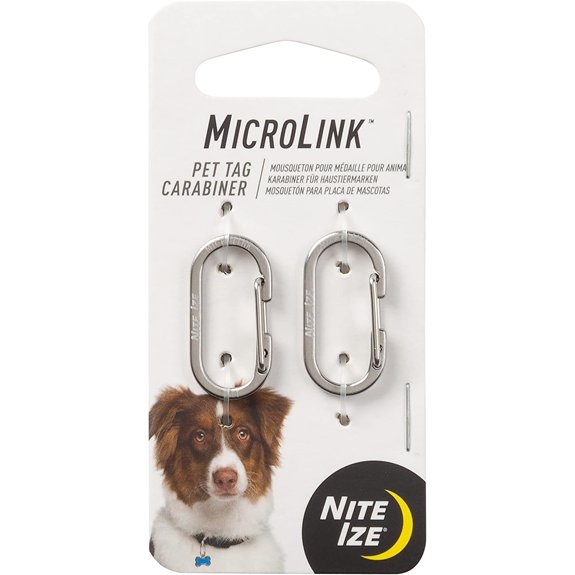 Nite IZE MicroLink Pet Tag Carabiner (2 Count)