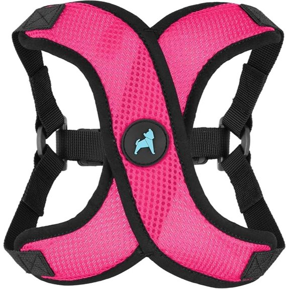 Gooby Comfort X Step-in Lite Harness Choke-Free Flamingo Pink Small
