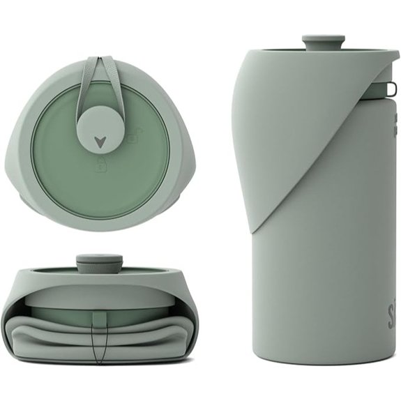 SÄKER Portable Collapsible Dog Water Bottle (750ml)