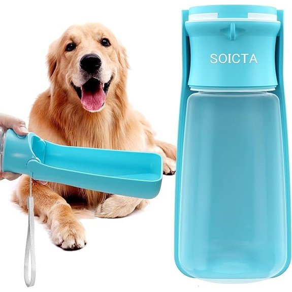 SOICTA Portable Dog Water Bottle 19oz/12oz