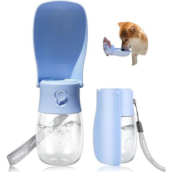 Foldable Dog Water Bottle – Portable Pet Dispenser