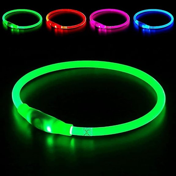 Led Dog Collar BSEEN USB Rechargeable Flash Light up Dog Collar