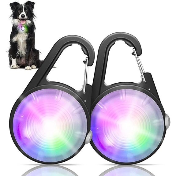 Dog Collar Light 4‑Mode Rechargeable LED (2‑Pack)