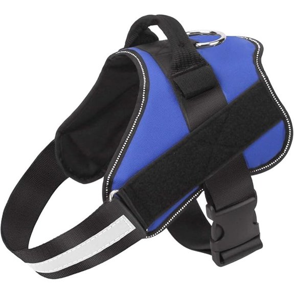 Bolux No-Pull Reflective Dog Harness (Blue M)