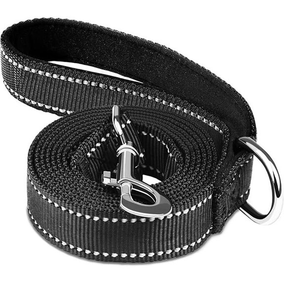 Dog Leash 6 FT Double Sided Reflective Dog Leash with Soft Padded Handle