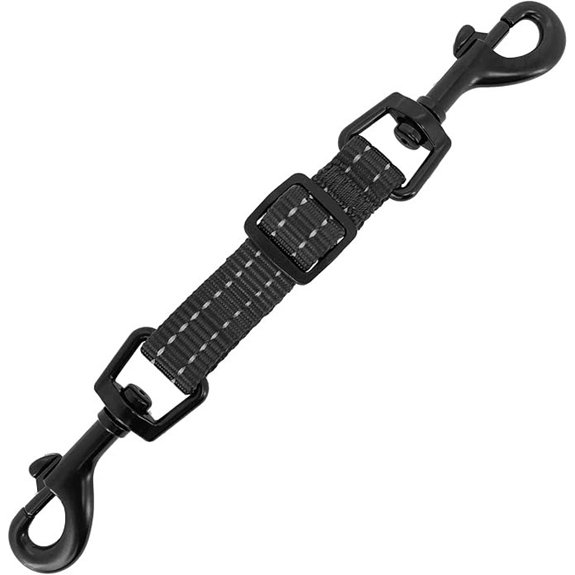 Voyager Dog Collar Safety Clip with Dual Clasps