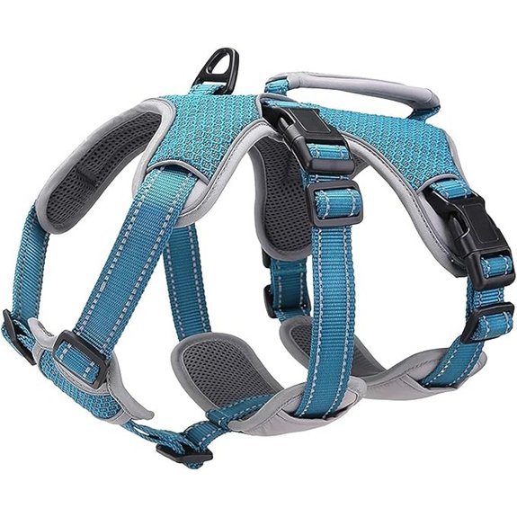 Escape Proof Reflective Dog Harness with Adjustable Handle