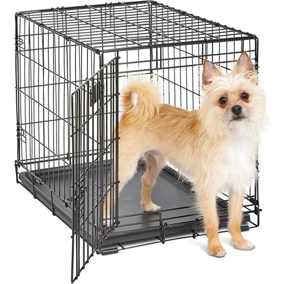 Midwest 24-Inch Single Door iCrate for Small Breeds 12-20 lbs