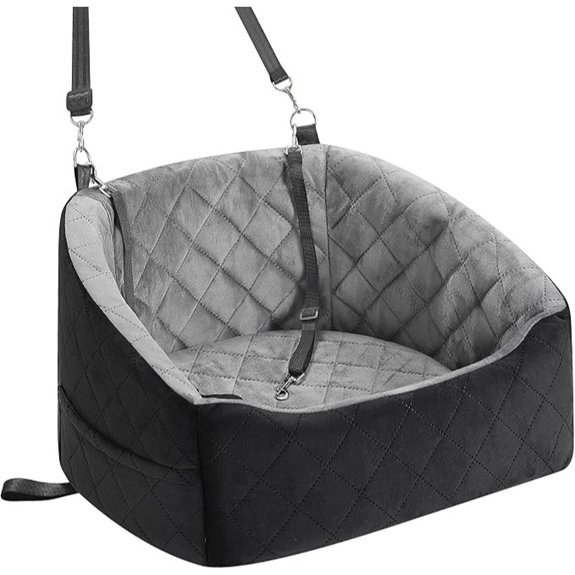 Dog Car Seat for Small Dogs Detachable Washable Safety Tether