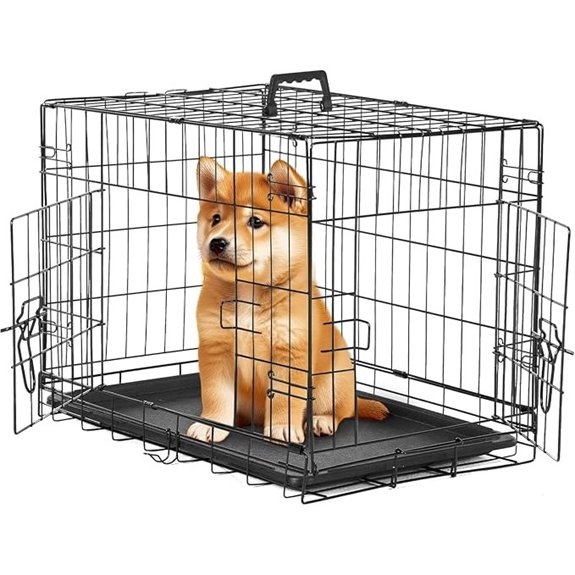 Simple Deluxe 24 Small Dog Crate with Divider