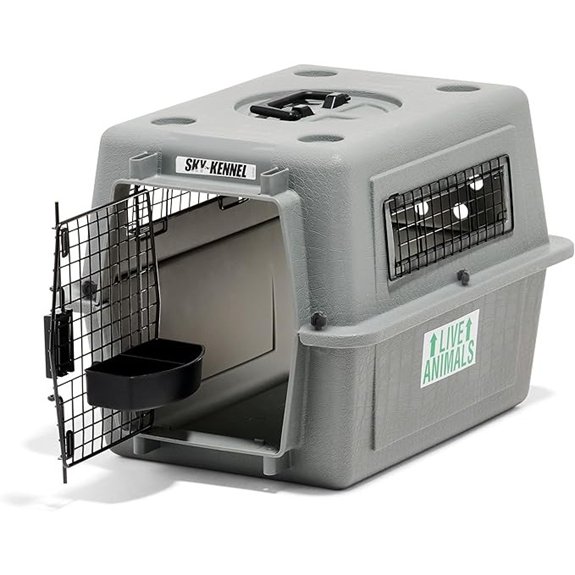 Petmate Sky Kennel for Air Travel 21in Dog Crate for Pets up to 15lbs