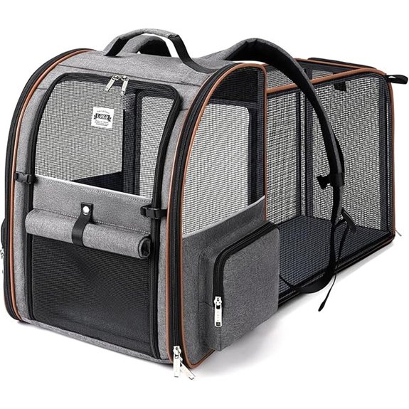 Cat Carrier Backpack with Sun Shade and Front Opening
