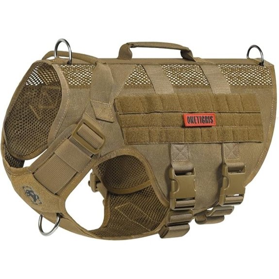 OneTigris Tactical Dog Harness (Medium Brown)