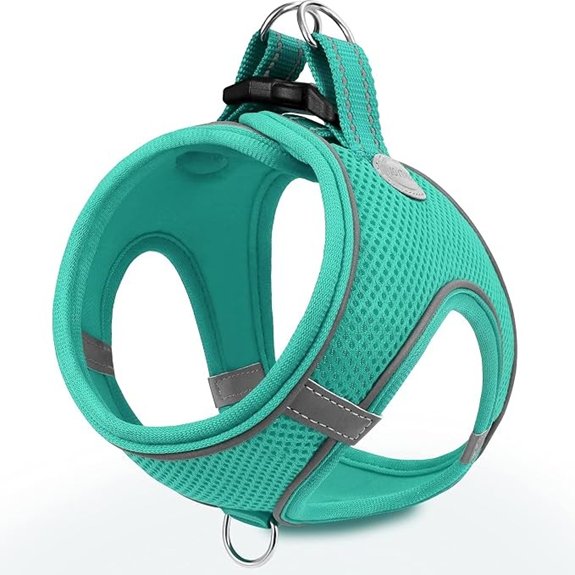 Joytale Step-in Dog Harness Soft Breathable Mesh Teal S