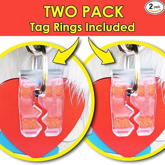 Pet Tag Silencer (Clear Two Pack)