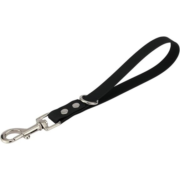 9 Inch Leash Dog Leash Tab PVC Waterproof Tab Training Leash