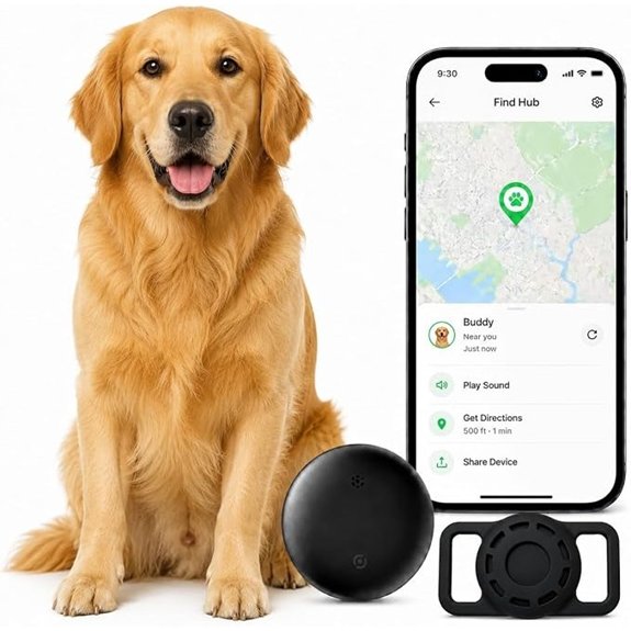 GPS Dog Collar Waterproof Smart Tracker (Android Only)