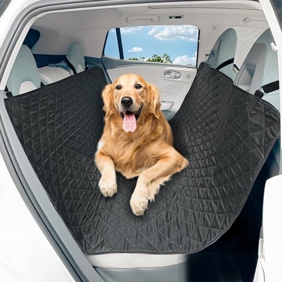 Dog Car Seat Cover – Waterproof Bench Hammock Universal Fit