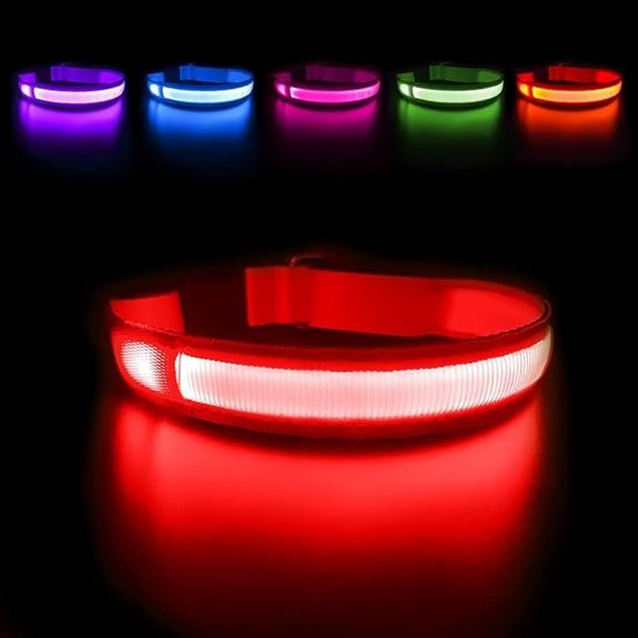 MASBRILL LED Dog Collar – Waterproof Rechargeable Glow