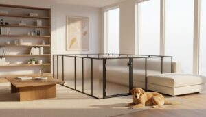 wide stylish pet gates