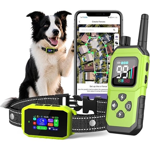 GPS Wireless Dog Fence 2-1 Smart GPS Wireless Dog Fence& Training Collar