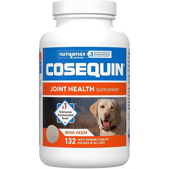 Nutramax Cosequin Joint Supplement for Dogs Chewable Tablets 132ct