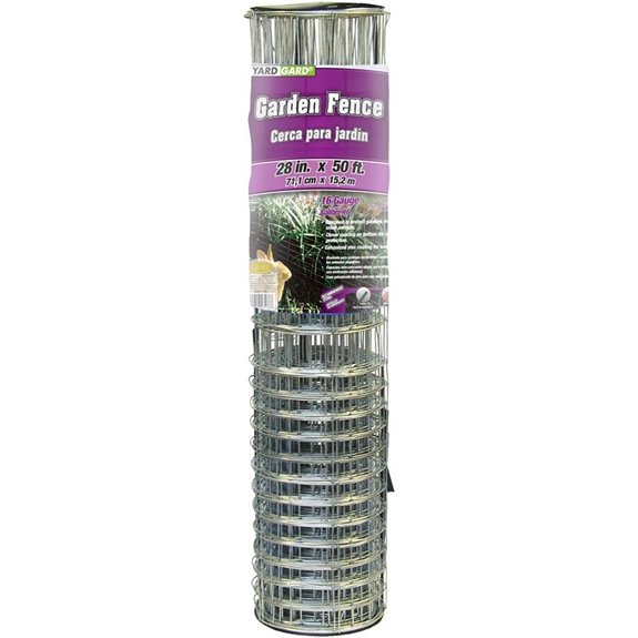 YARDGARD 1 in. x 4 in. Mesh Welded Wire Fence for Rabbit Fencing