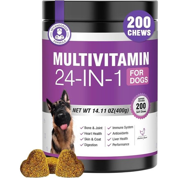 24-in-1 Dog Vitamins & Supplements (200 Ct)
