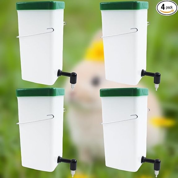 4Pack Rabbit Water Bottle for Cage 32oz